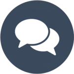 Treakker.Space homepage Image badge of chat bubble indicating local ESL resources in the Raleigh, RDU, Triangle area or North Carolina and beyond.